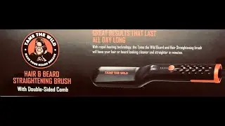 Men beard grooming iron brush #TametheWild #BeardBehave