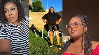 #vlog|| First Sunday Church|| Taking down the Christmas Tree|| plus size OOTD|| Back2school errands