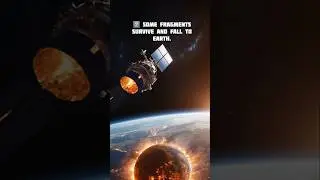 5 Incredible Facts About Satellite Re-Entry Burnups 🌌🔥 #space #universe #galaxy #astro #science #ai