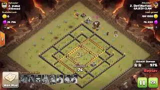 LaLoon 3 Stars TH11 || perfect clashing