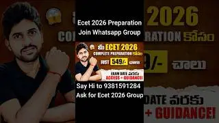 Ecet top rank 2026 preparation plans #apecet #ecetexam #apecetguidance #job