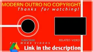 Best Modern Outro Template No Copyright | Free To Use