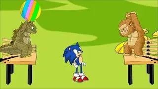 Poor Baby Sonic VS Rich Baby Godzilla & Baby Kong - Sad Story But Happy Ending - Animation Cartoon!!