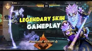 Monkey king get CRYSTAL POWER 🔮 New legendary set gameplay : Shadow fight 4 arena #Monkeyking #Sfa 