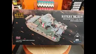 Tongde 1/16 Matilda MK3/4 RC tank quick open box! 開箱!