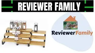 MOOACE Spice Rack Organizer, 3 Tier Bamboo Expandable Step Display Shelf