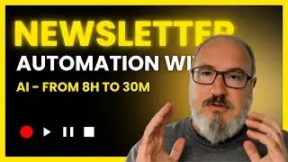 Newsletter Automation with AI: From 8 Hours to 30 Minutes (Airtable + Make + Claude Setup)
