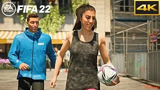 FIFA 22 New Way of Practice Story Gameplay - All NEW MOVES In FIFA 22!