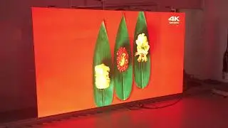 Small pixel pitch P1.56mm indoor LED display  of 4SQM