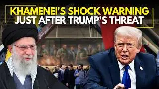 US Vs Iran Live News | Iran Supreme Leader Khamenei Issues Brutal Warning After Trump's Threat