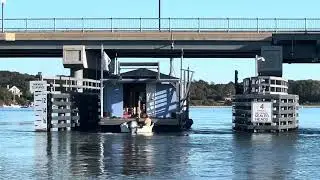 Close call on bridge 