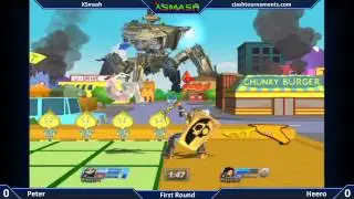 XSmash - Peter vs Heero - PS All-Stars