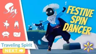 Festive Spin Dancer - Rhythm Pants, Pose Emote, Music| Traveling Spirits | Sky: CotL | nastymold