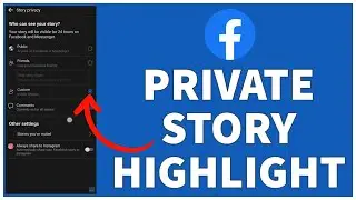 How To Only Me Featured Photo on Facebook | Story Highlight Privacy Settings (2023)