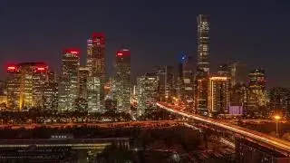 Time Lapse City Skyline | Copyright Free Video Footage