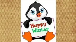 Cute Penguin Drawing for kids 🐧 || Easy to draw a cute penguin drawing for kids 🐧