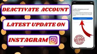 How to Deactivate Instagram Account on iPhone 2026 | Deactivate Instagram Account on iPhone 2026