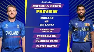 England vs Sri Lanka | ODI World Cup 2023 | Match Stats Preview, Pitch Report | CricTracker
