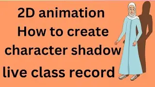 How to create  character shadow #charactershadow  #characterdesign  #Shikhboami2Danimation Tutorials