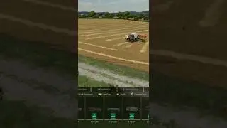 1st harvest on calmsden farm  with courseplay #farmerkinggeorge #fs22 #courseplay @ShowGamesShow