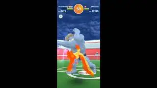 Moltres v. Machamp 1v1 (Counter/Heavy Slam, Cloudy) | WQ 12