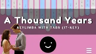 A Thousand Years l Oh Kalimba tutorial l Easy Keylimba