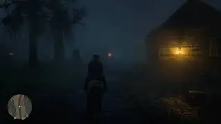 🌙 RDR2's Eerie Side: Midnight Ride Through Foggy LAGRAS | Deep Immersion
