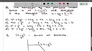 Conic Section - 12