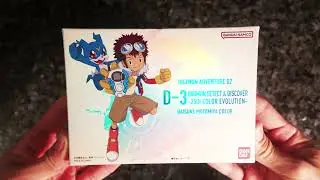 Quick Unboxing D3 DIGIMON DETECT & DISCOVER 25th COLOR EVOLUTION DAISUKE MOTOMIYA COLOR