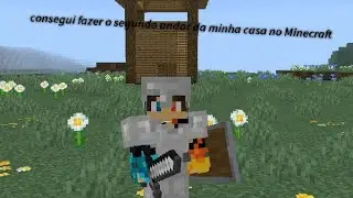 Consegui fazer o segundo andar da minha casa no Minecraft 