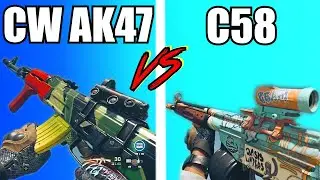 CW AK47 vs C58 In Warzone (Weapon Stats Comparison)