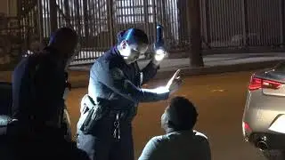 Police Throwing Salt