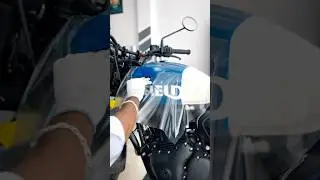 Royal Enfield Hunter 350 PPF Lamination# Remove After 1.8Month# No Paint Damage#dm 9766163780