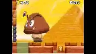 NSMB Editor: Mega Goomba in World 1