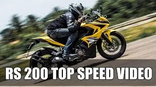Pulsar RS 200 top speed - 152 kmph | IAMABIKER