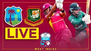 🔴 LIVE | West Indies Women v Bangladesh Women | 1st CG United ODI