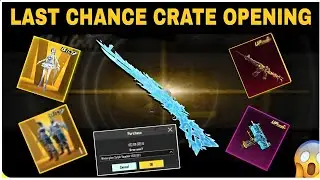 Last Chance | New Ultimate set | Biggest Crate Opening & Free Crate Opening Trick | PUBGM