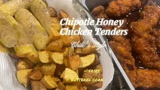 Chili's Inspired Chipotle Honey Chicken Tenders | Cooking with my 14 year old omg 😳