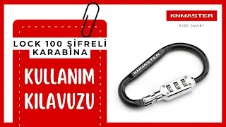 KNMASTER LOCK 100 &ndash; Şifreli Kask Kilidi Kullanım Kılavuzu | G&uuml;venli ve Pratik Koruma