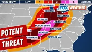 Massive Storm Threat Builds For America's Heartland