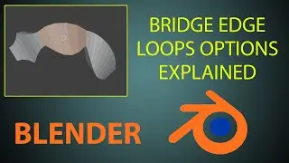 Bridge Edge Loops: A Beginner's Guide to Blender. Modeling Tutorial Basics