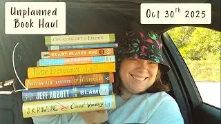 Unplanned Book Haul Oct 30th 2025 || reading vlog before Halloween
