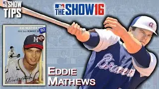 MLB The Show 16 - Eddie Mathews (Legend) REVIEW