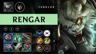 Rengar Jungle vs Ivern - KR Diamond Patch 25.24