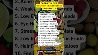 14 Everyday Foods That Fix Common Health Problems Naturally