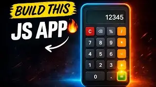 JavaScript Project for Beginners – Calculator App (HTML CSS JS) 🔥