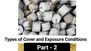 Types of Cover in RCC |Type of exposure condition| Cover block in RCC | Part - 2