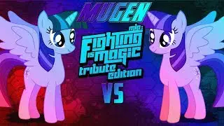 Mugen Fighting Is Magic Tribute Edition Princess Twilight Sparkle VS Princess Twilight Sparkle