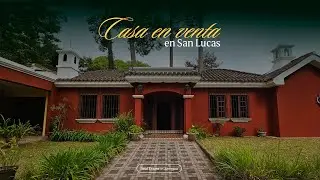 Residencia en un gran terreno de un nivel en San Lucas Sacatepéquez