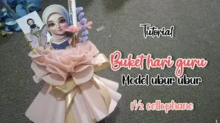 Tutorial buket hari guru model terbaru | buket mini ubur ubur